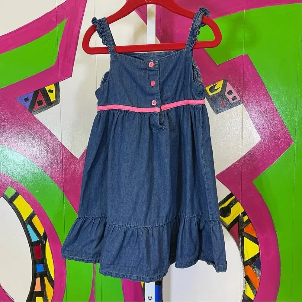 Wonderkids, Girls Chambray Dress. Size 4T. In excellent condition!